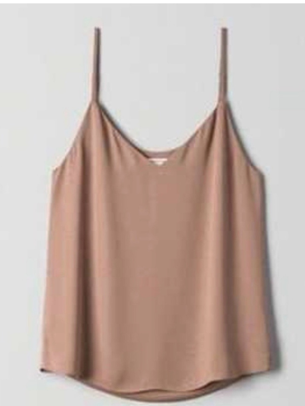 Babaton Aritzia Everly Camisole Tank Top in Nutmeg Mauve Brown